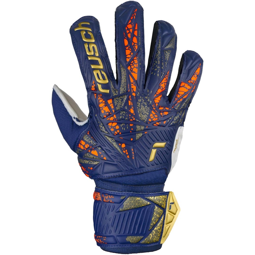 Manusa Portar Reusch Attrakt Grip , navy blue 5472815 4410 copil