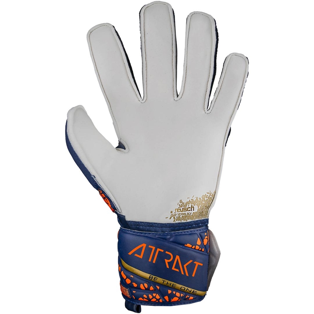 Manusa Portar Reusch Attrakt Grip , navy blue 5472815 4410 copil