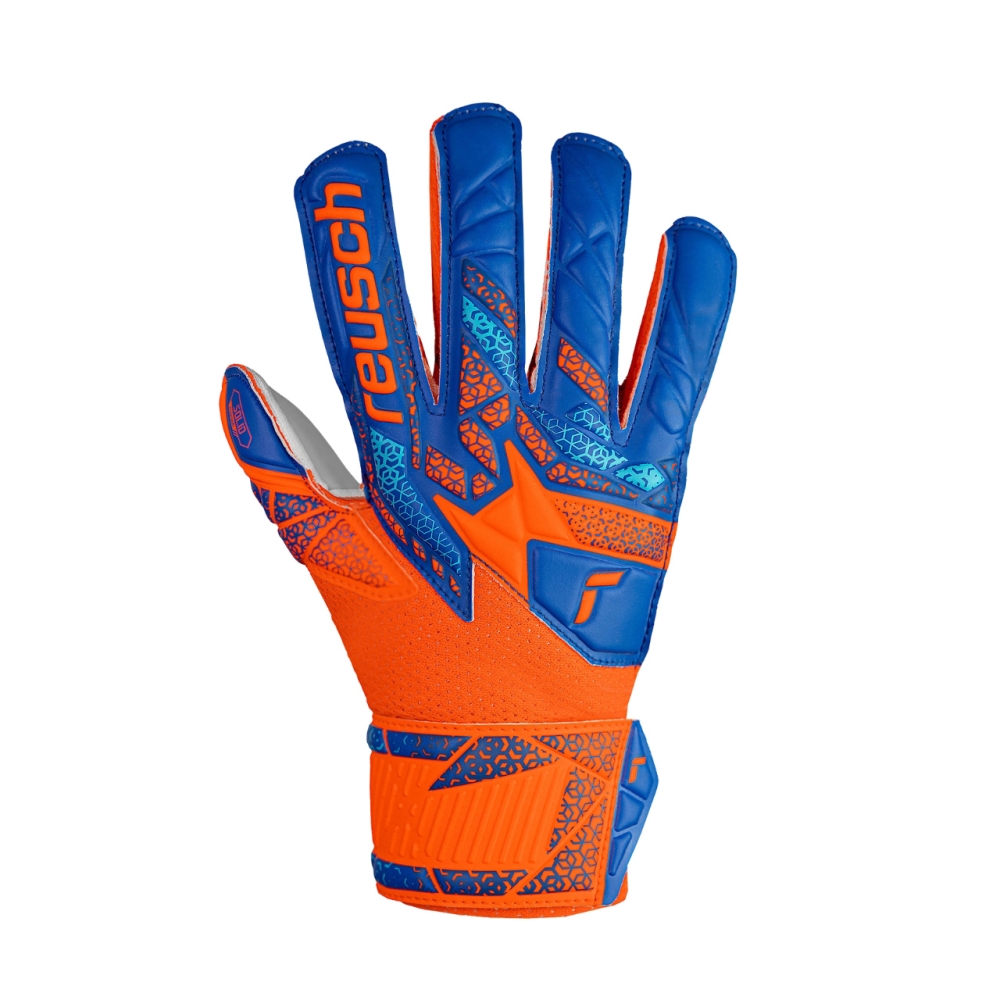 Manusa Portar Reusch Attrakt Solid Finger Support blue-orange 5472510 2290 copil