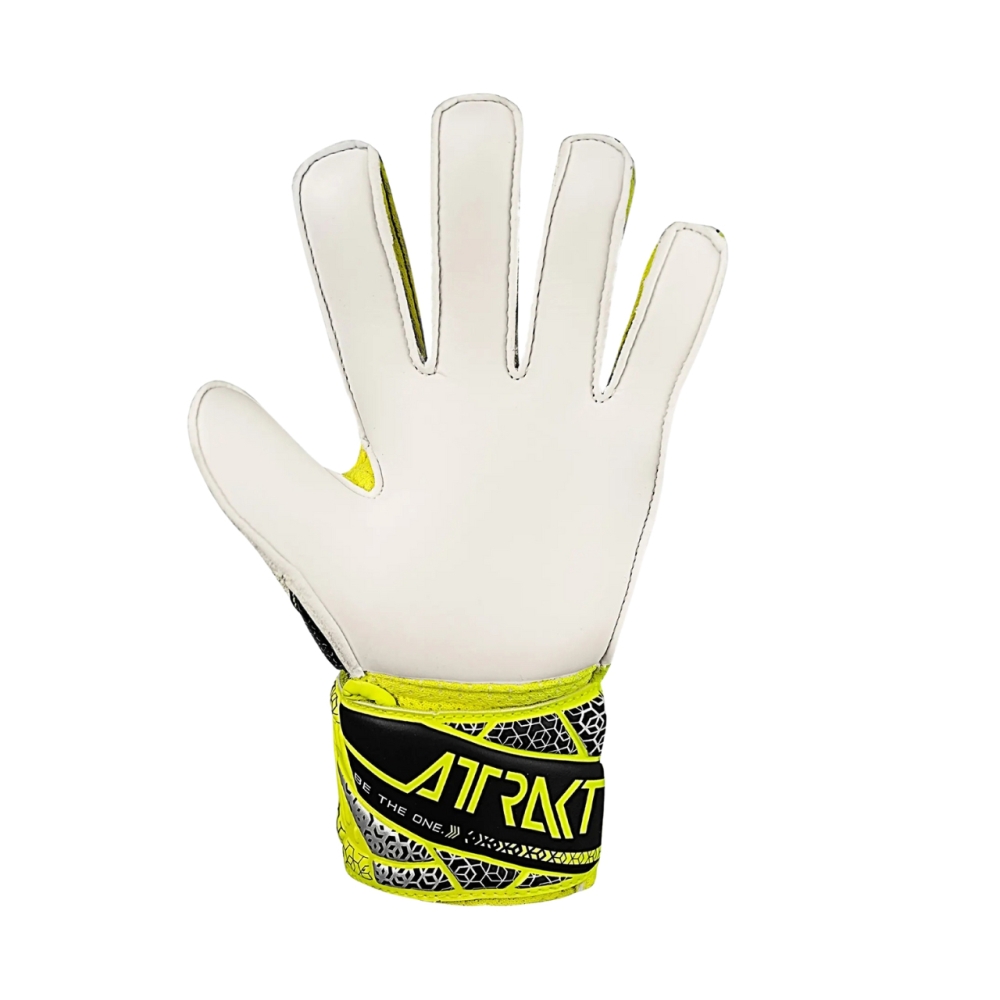 Manusa Portar Reusch Attrakt Solid Yellow-Black 5572515 2014 copil