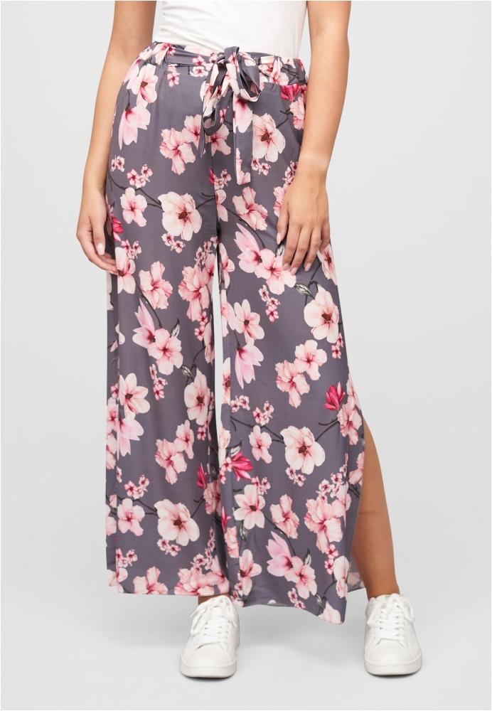 High-Waist Sommerhose mit Blumen Print Cloud5ive