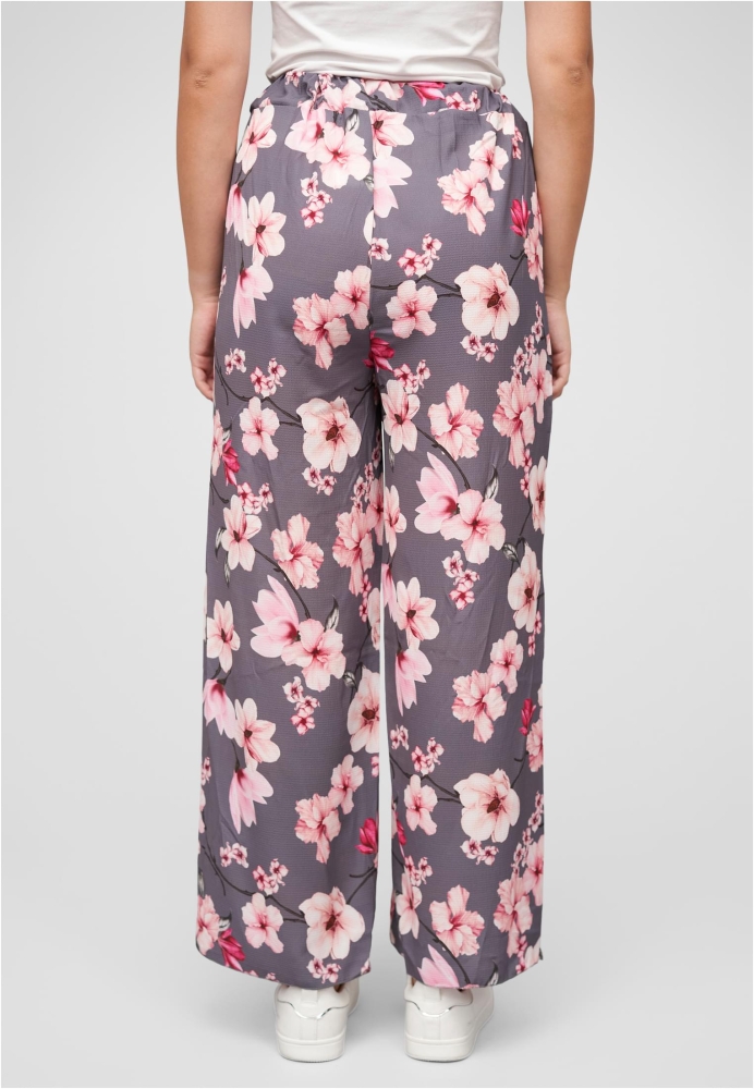 High-Waist Sommerhose mit Blumen Print Cloud5ive