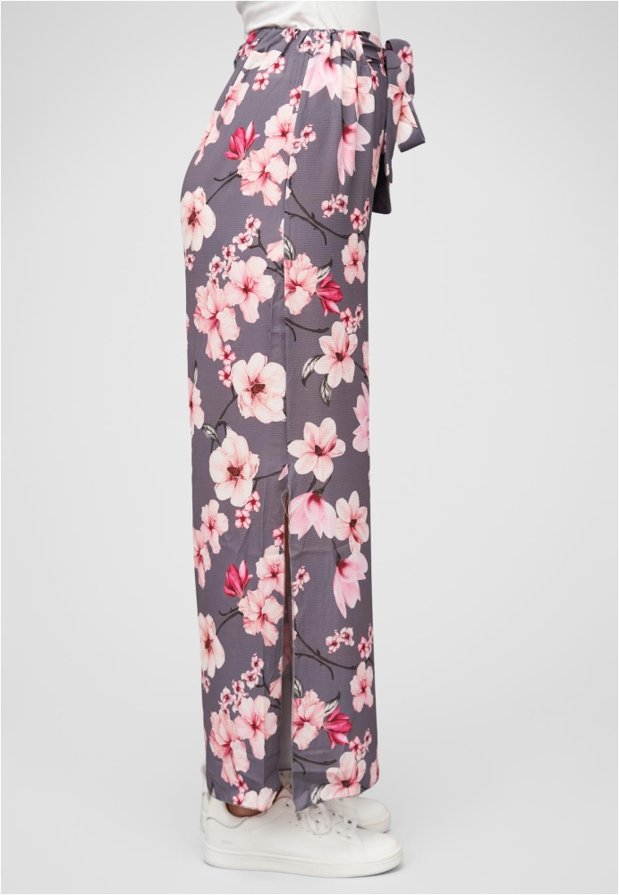 High-Waist Sommerhose mit Blumen Print Cloud5ive