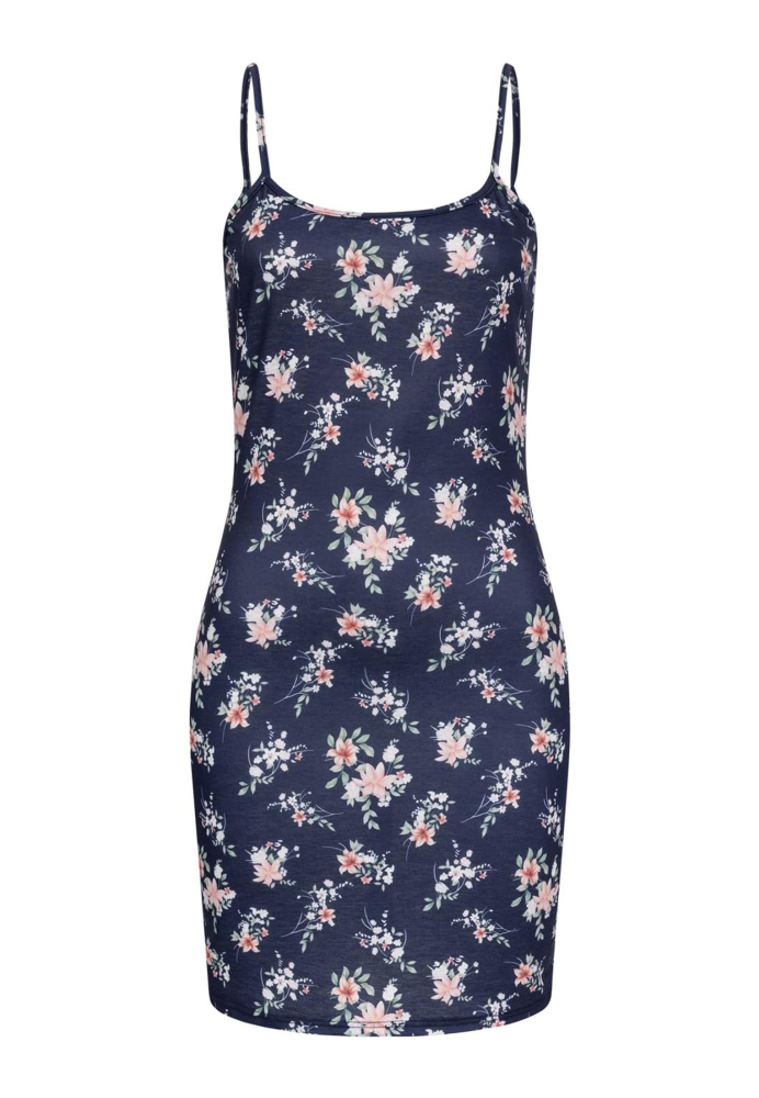 Kurzes Viskose Tr䧥rkleid mit Blumen Print Cloud5ive