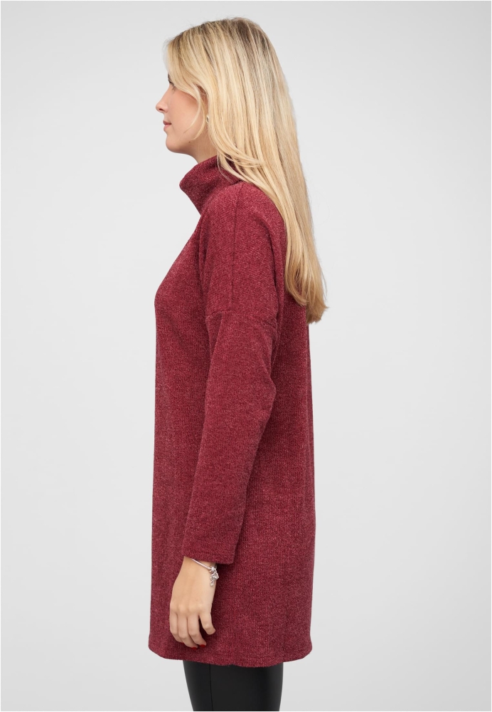 Bluza trening Longform Pullover mit Rollkragen Cloud5ive