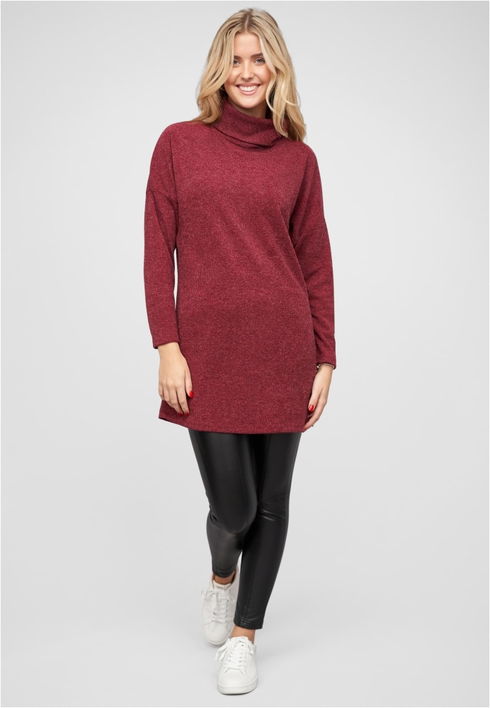 Bluza trening Longform Pullover mit Rollkragen Cloud5ive