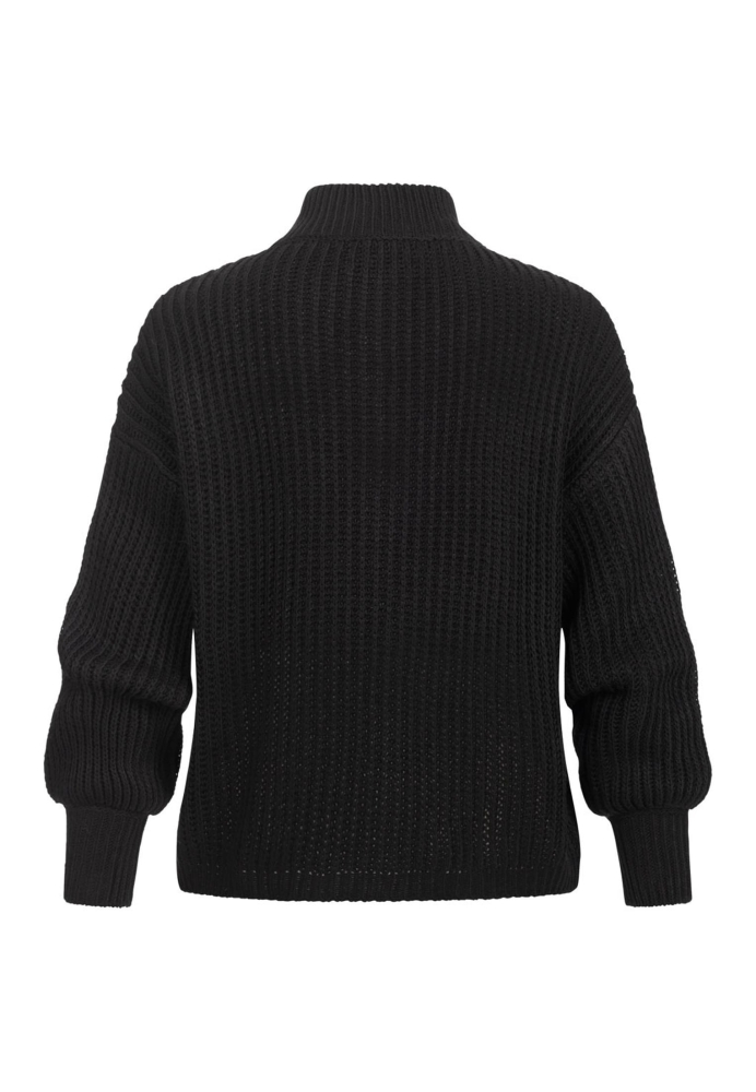 Pullover mit Stehrollkragen und V-Ausschnitt Cloud5ive