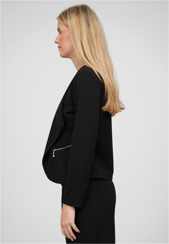 Cloud5ive Damen Blazer mit 2-Zip-Pockets und Reverskragen