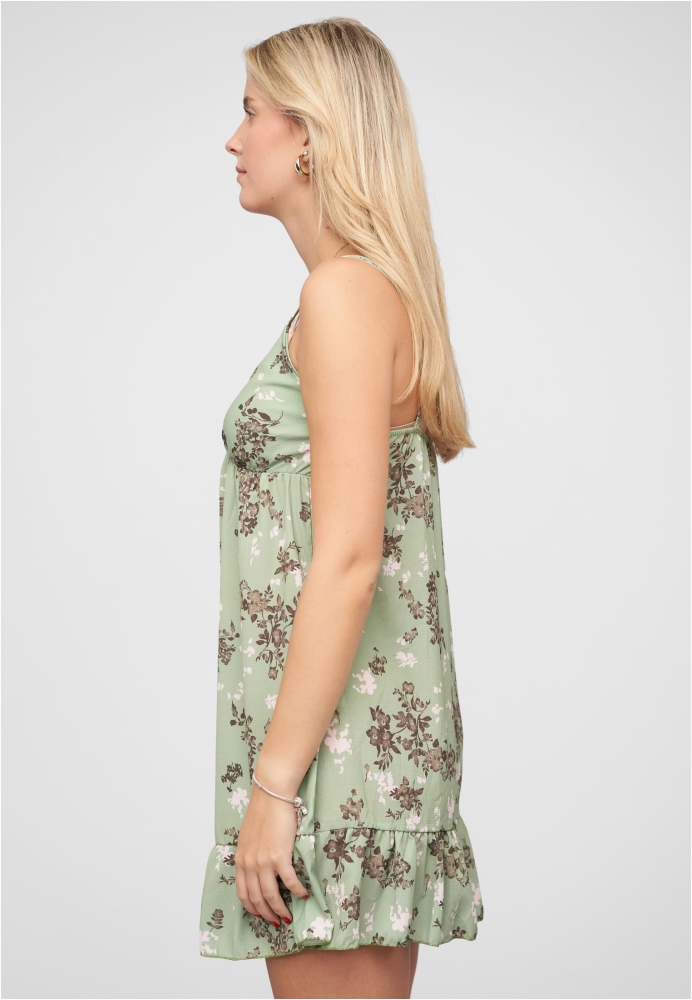 Struktur Tr䧥r Kleid mit Floralem Print Cloud5ive