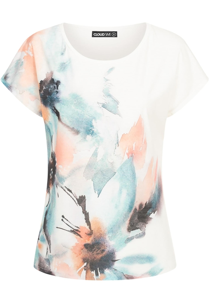 Camasa Cloud5ive Damen Viskose T- mit Pusteblumen Print