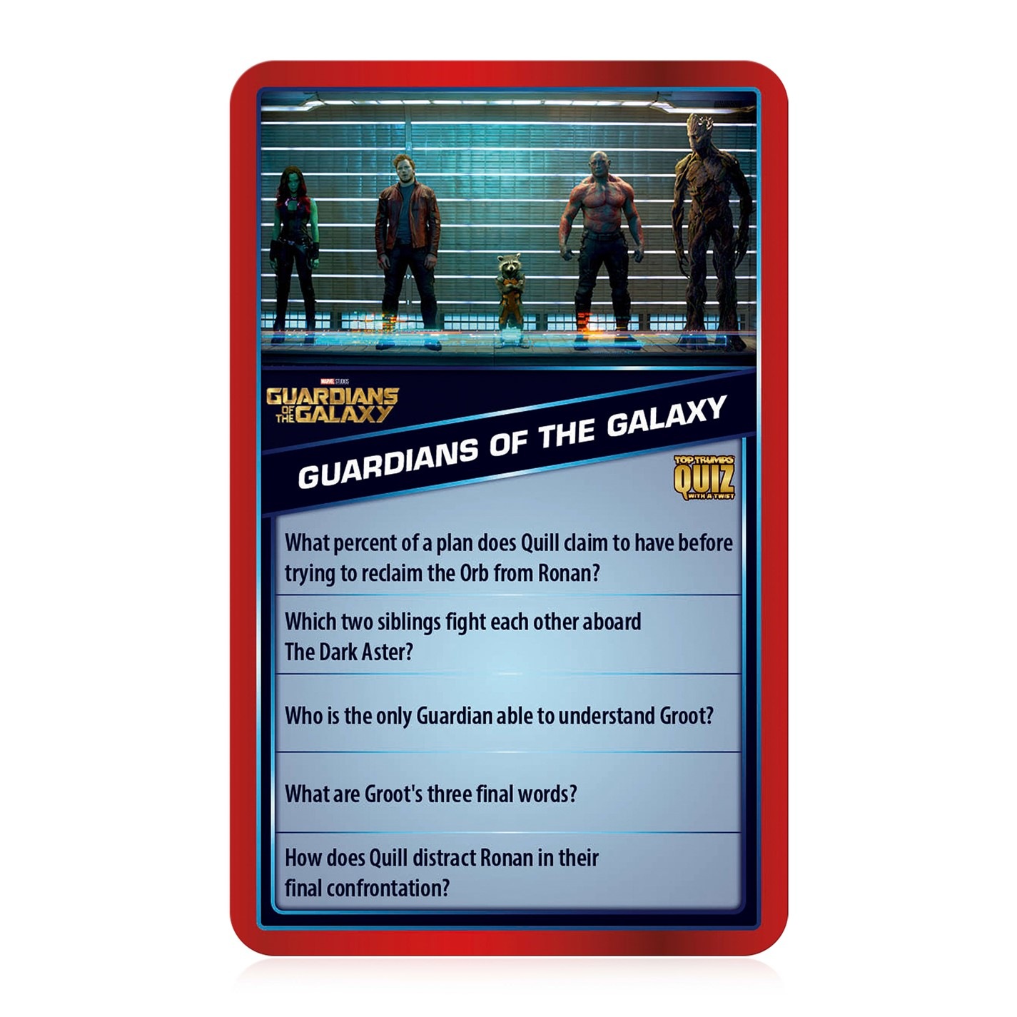 Marvel Marvel Cinematic Universe Top Trumps Quiz