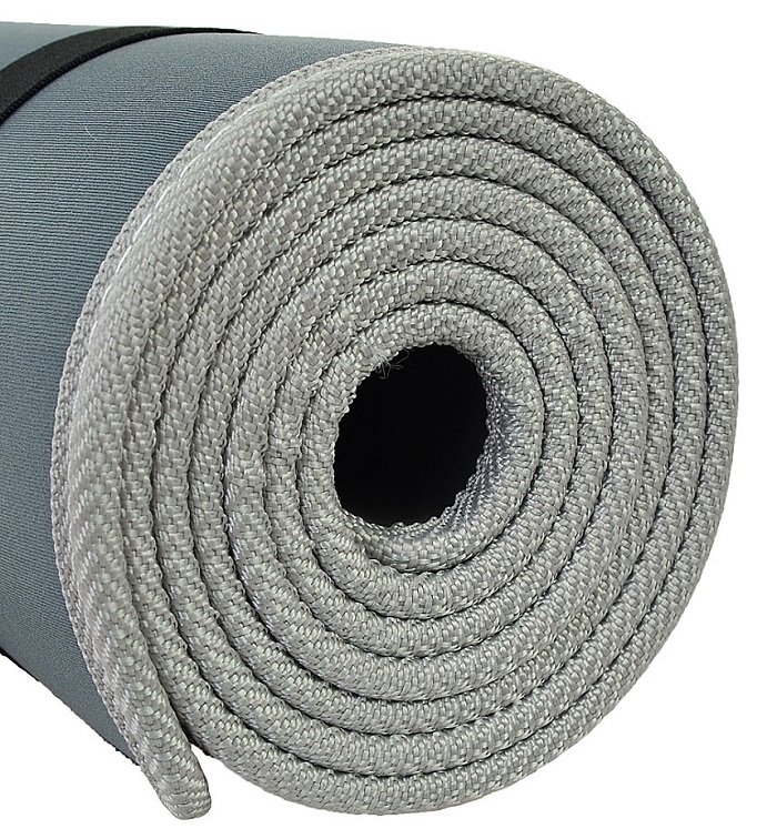 Exercise mat Profit Body and Soul 180x60x0,6cm gray DK 705-N