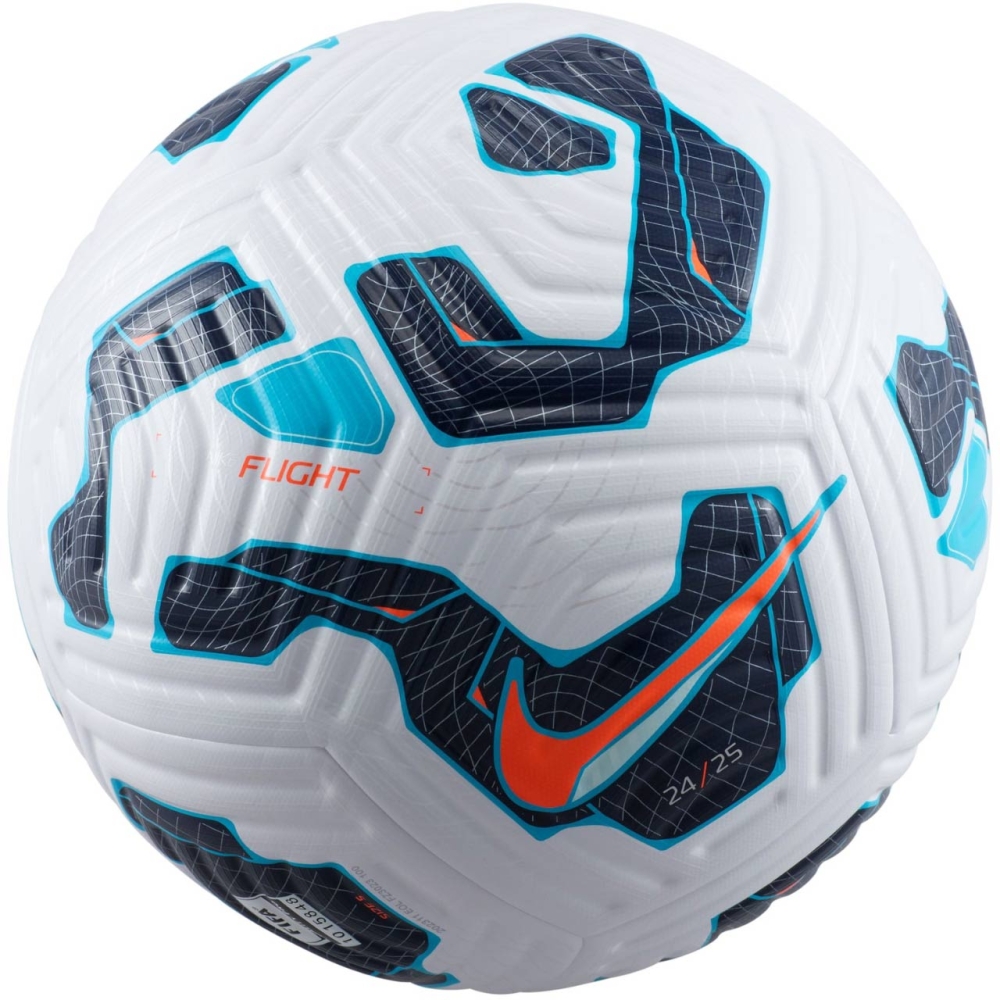 Minge Fotbal Nike Flight FA24 White-Black-Blue FZ3023 100