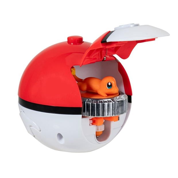 Pokemon Charmander Battle Spinner Pack - Battle Spinner with Poke Ball Spinner Launcher