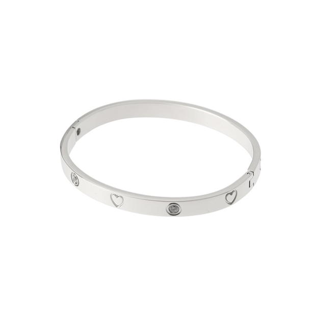 Miso Motif Stainless Steel Bangle