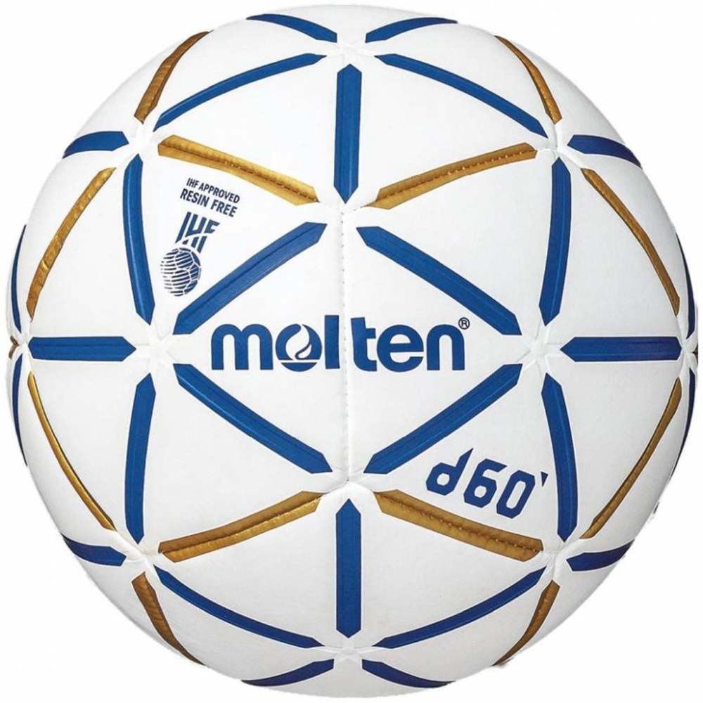 Molten H2D4000-BW D60 IHF Approved handball white-blue-gold