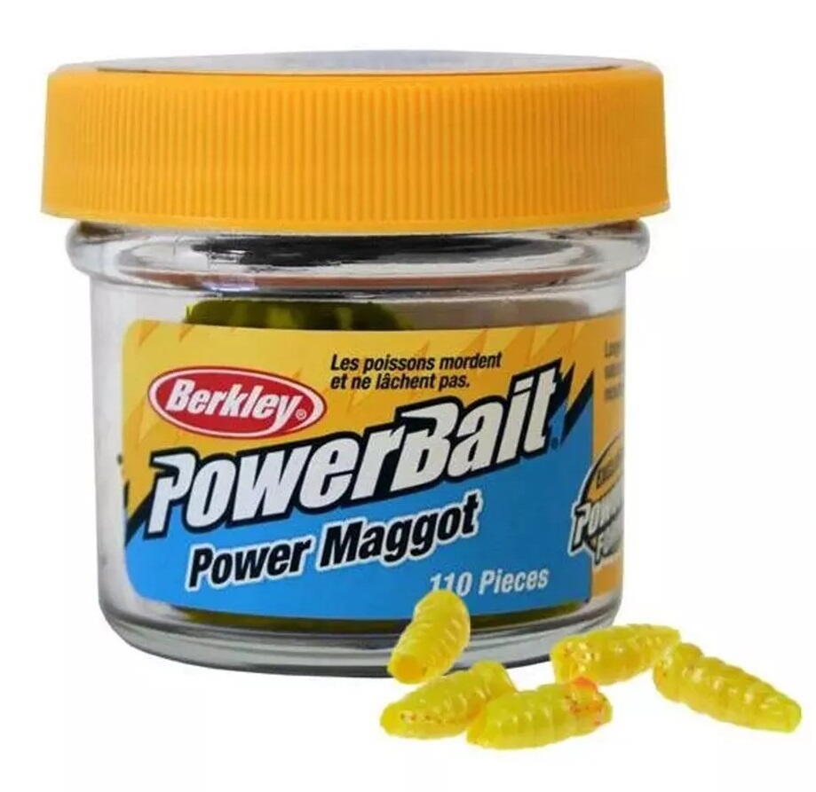 MOMEALA POWERBAIT MAGGOT galben BERKLEY