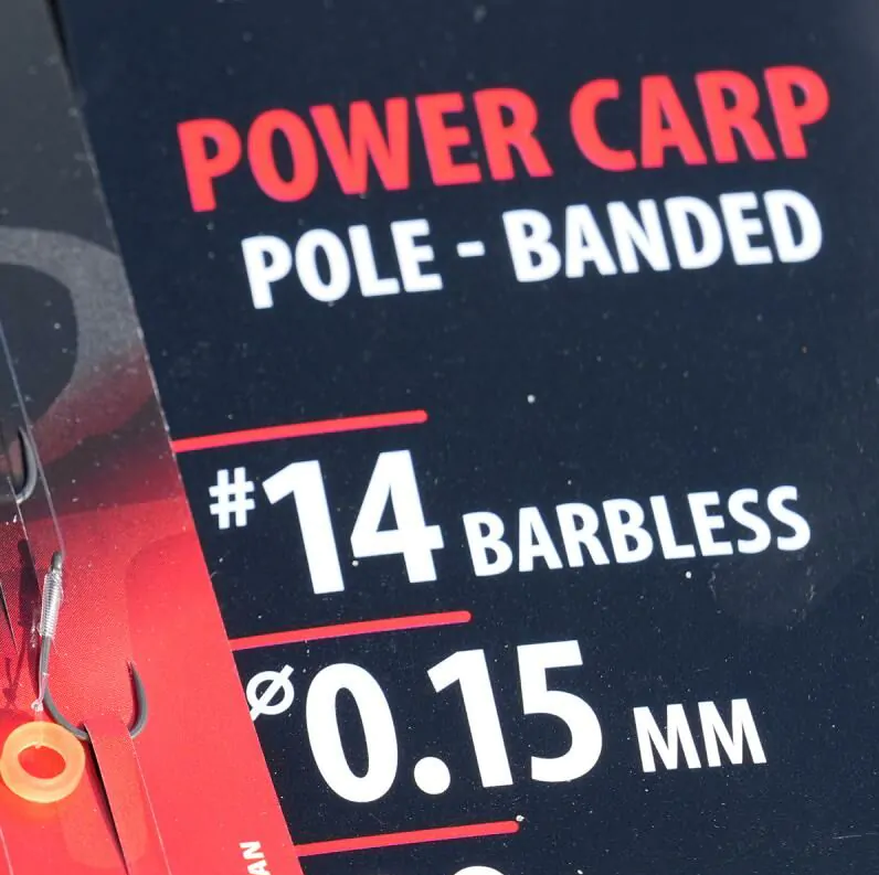 MONT POWER CARP POLE BANDED NR 10 0,17MM 20CM 8BUC PL marime GAMAKATSU