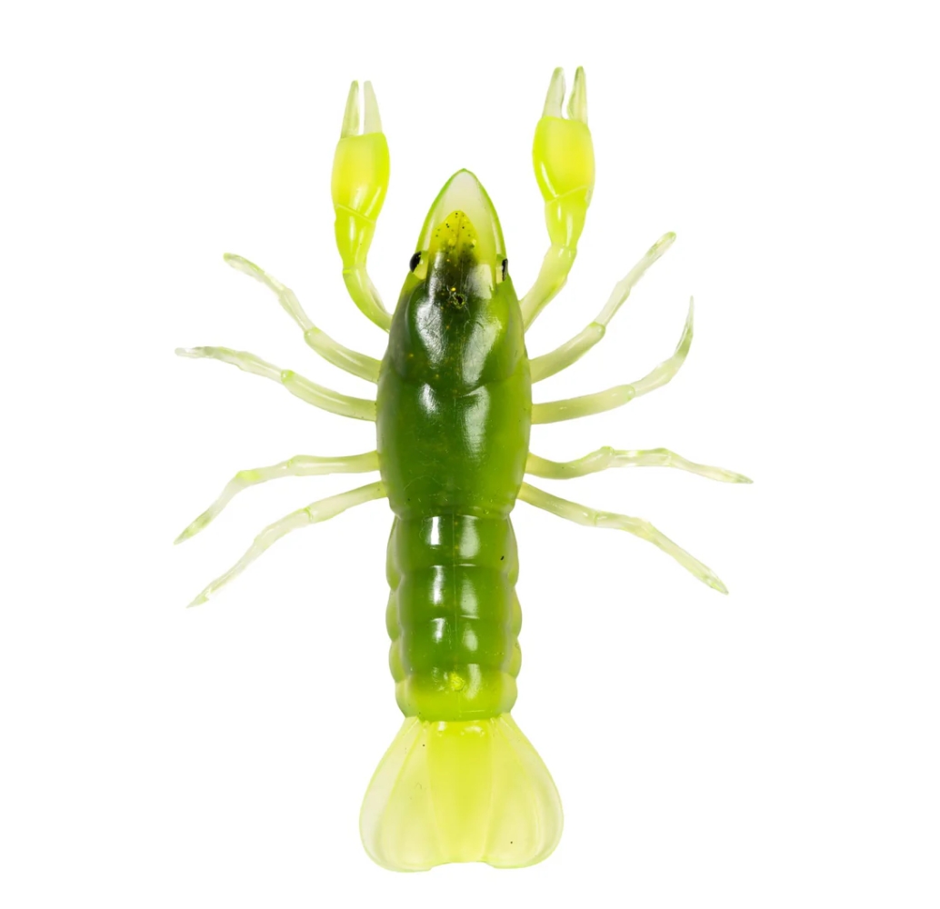 NALUCA CRAWFISH UNRIGGED 7,1CM 7,1G CHART verde 6BUC PL LIVE TARGET