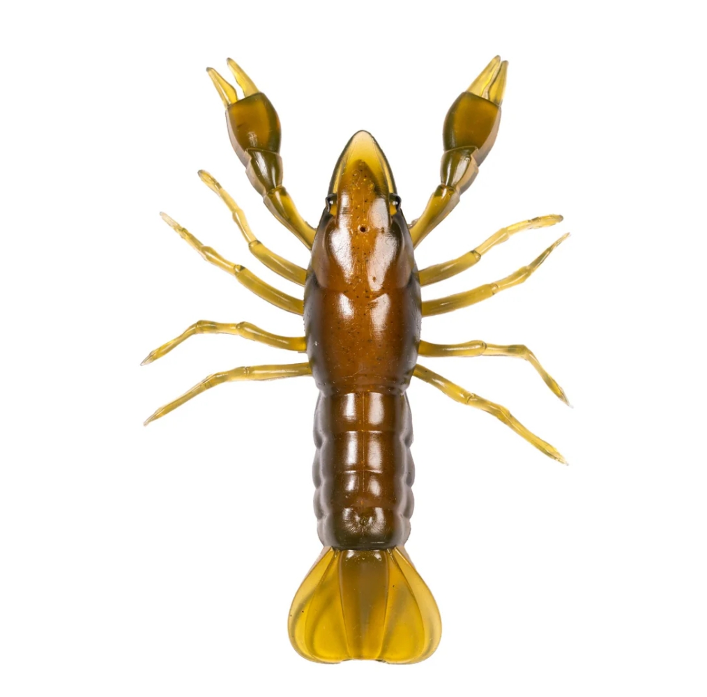 NALUCA CRAWFISH UNRIGGED 7,1CM 7,1G verde maro 6BUC PL LIVE TARGET