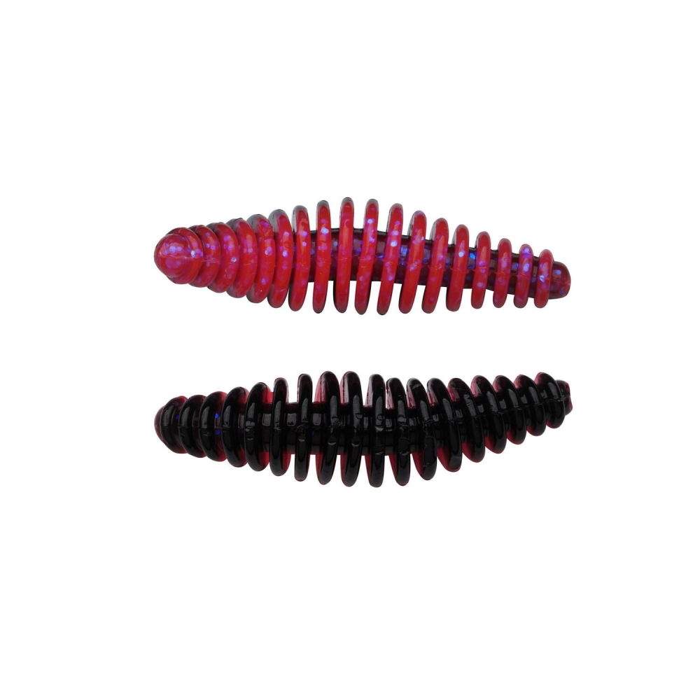 NALUCA POWER PUPA 3,5CM SALMON EGG rosu negru 12BUC PL BERKLEY