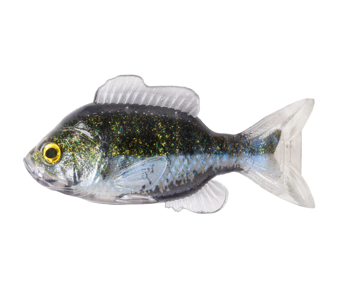 NALUCA SUNFISH UNRIGGED 11CM verde PEARL 2BUC PL LIVE TARGET