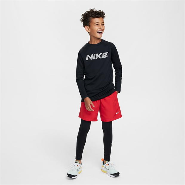 Nike Pro Big () Dri-FIT Long-Sleeve Training Crewneck Top copil baietel