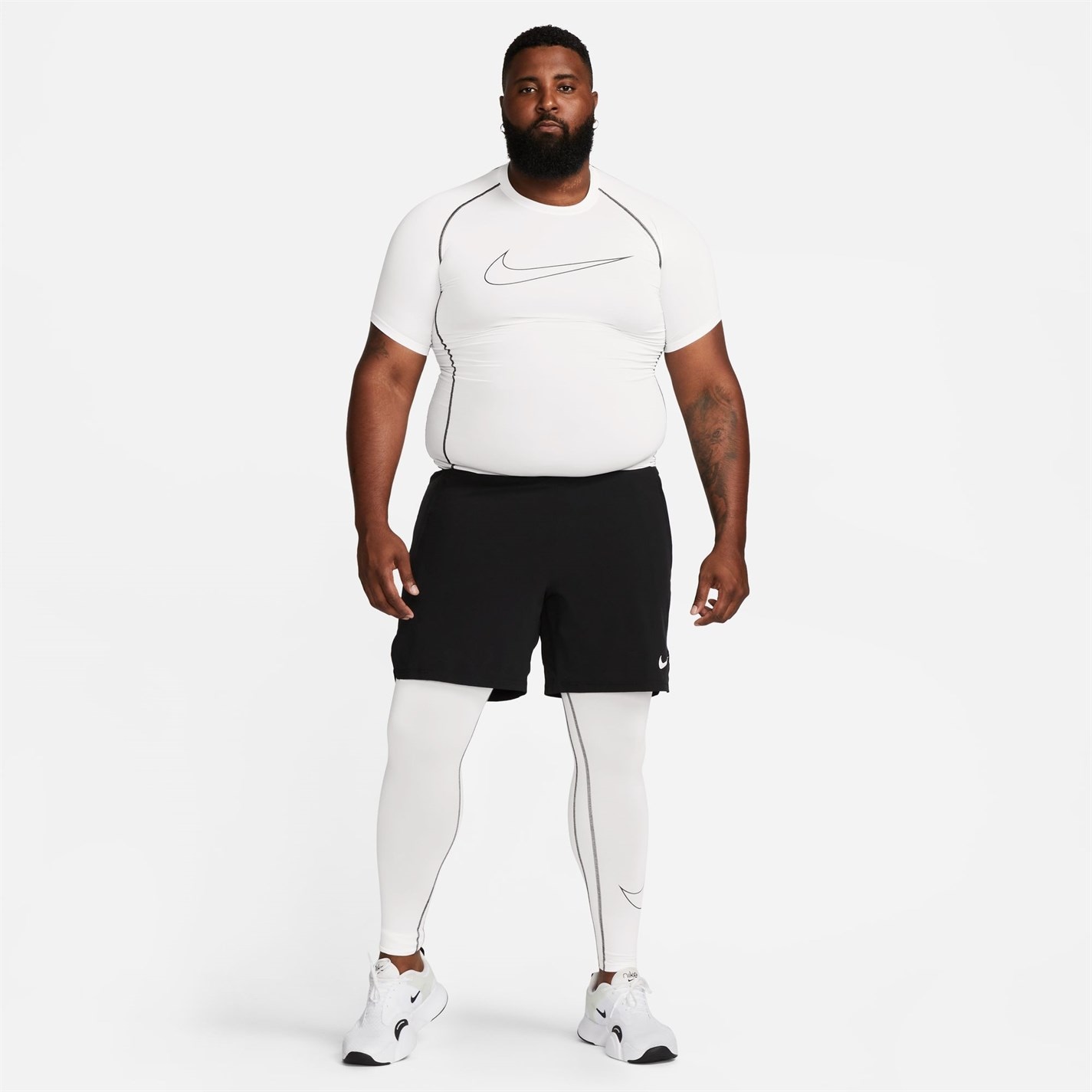 Nike Pro Tight Fit Short-Sleeve Top barbat