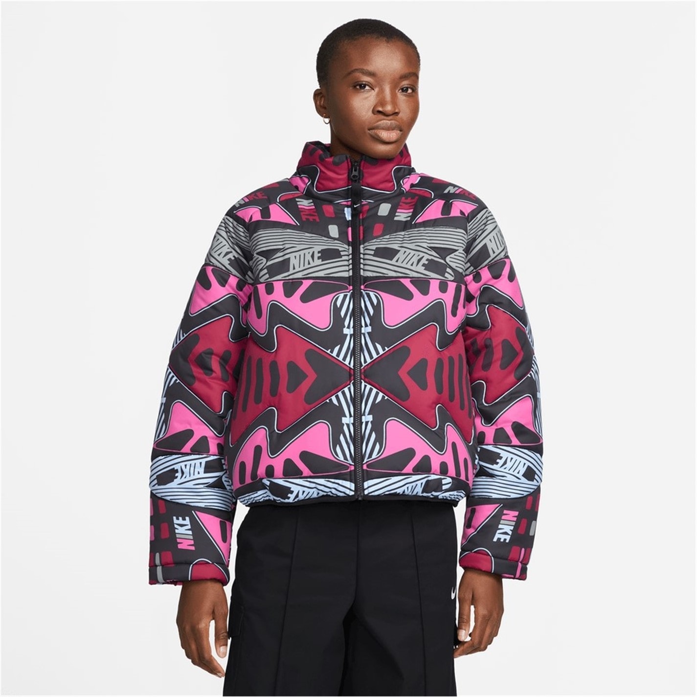 Jacheta Nike Graphic Puffer dama