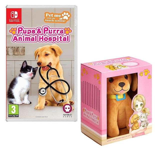 Numskull Pups and Purrs Animal Hospital + DOG Plush