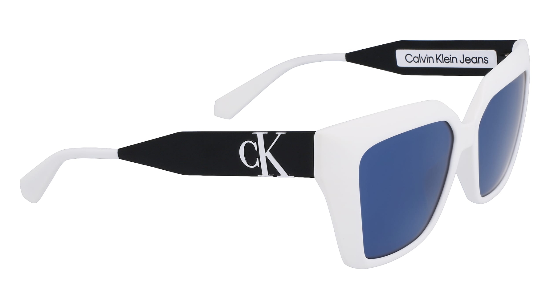 Ochelari de soare Calvin Klein Jeans CKJ22639S-100 pentru Femei alb