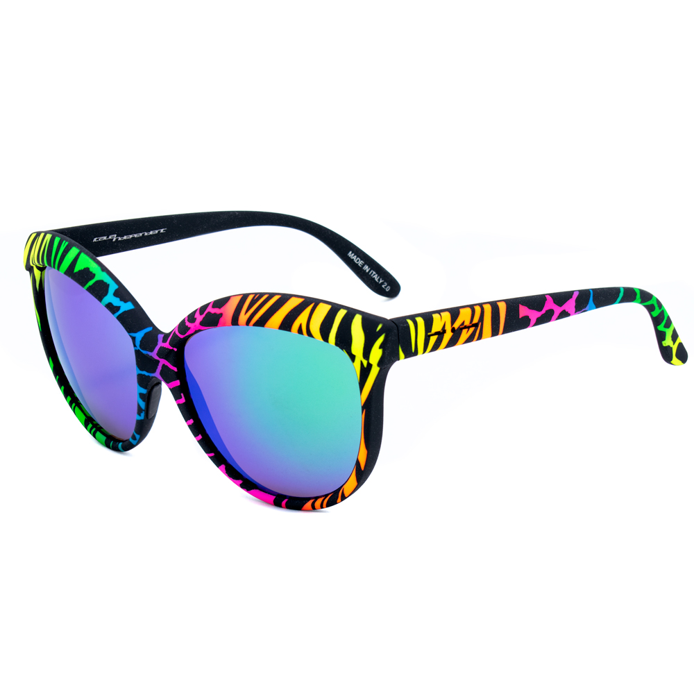 Ochelari de soare ITALIA INDEPENDENT 0092-ZEF-149 pentru Femei yellow, black, green, blue, pink, portocaliu