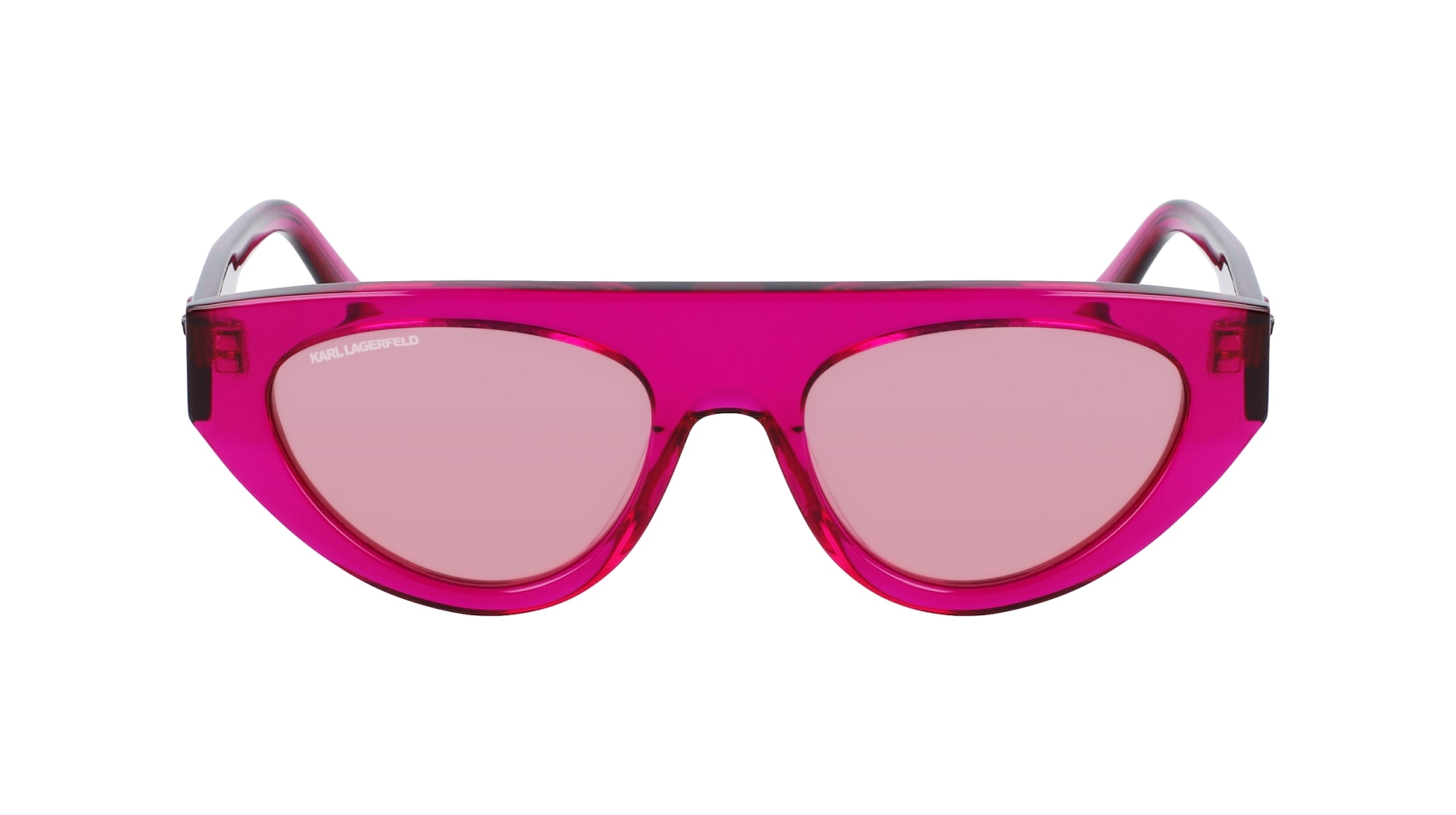 Ochelari de soare KARL LAGERFELD KL6043S-86 pentru Femei transparent fucsia