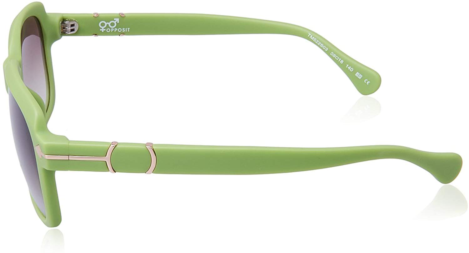 Ochelari de soare OPPOSIT TM-522S-03 pentru Femei verde