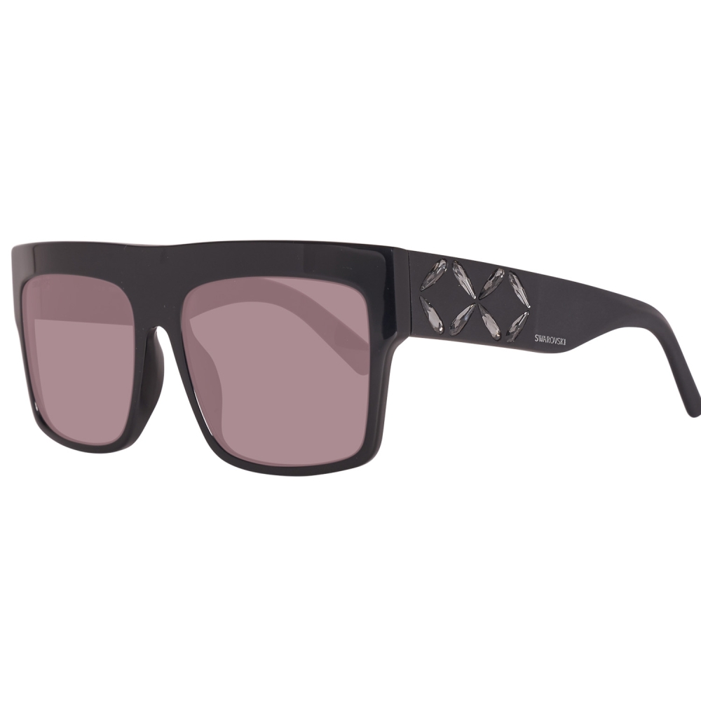 Ochelari de soare SWAROVSKI SK0128-5601B pentru Femei brilliant negru gri