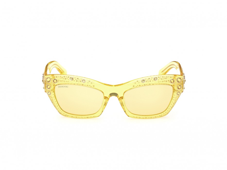 Ochelari de soare SWAROVSKI SK0380-5539J pentru Femei galben oxide