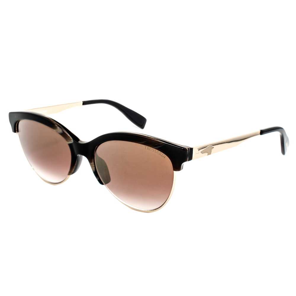 Ochelari de soare TRUSSARDI STR019-091K pentru Femei auriu maro