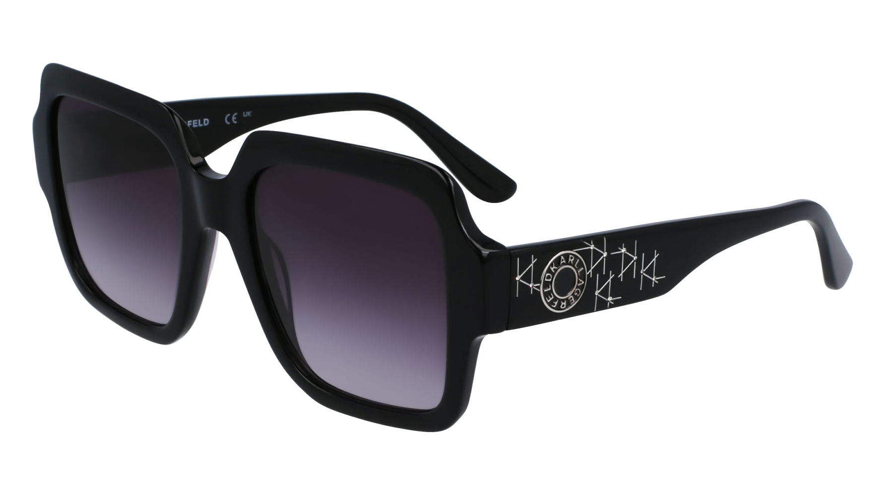 Ochelari de soare KARL LAGERFELD KL6104SR-001 pentru Femei negru