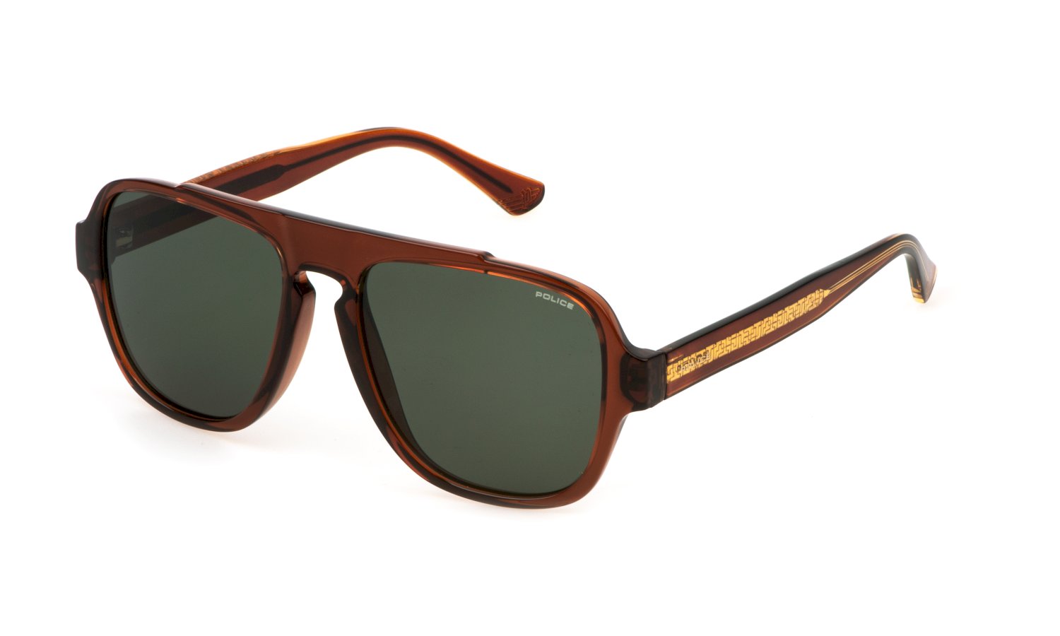 Ochelari de soare MAN POLICE SPLP57-5506PQ maro