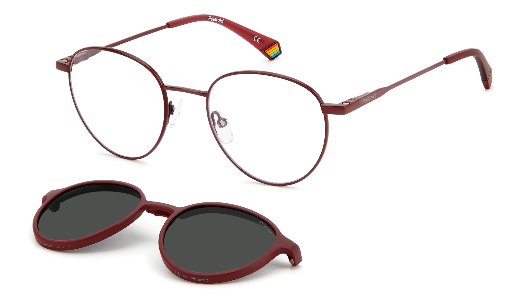 Ochelari de soare UNISEX POLAROID PLD6158CSLHFF rosu