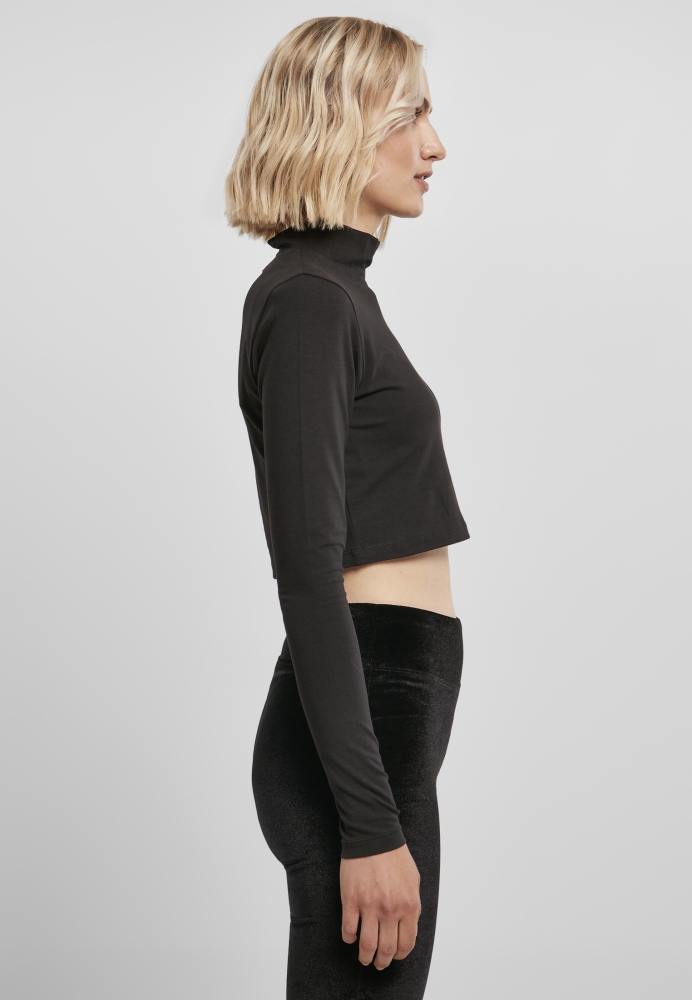 Organic Cropped Turtelneck Longsleeve dama Urban Classics