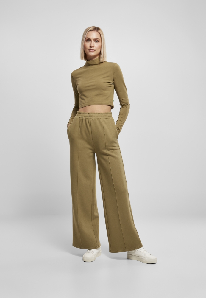 Organic Cropped Turtelneck Longsleeve dama Urban Classics