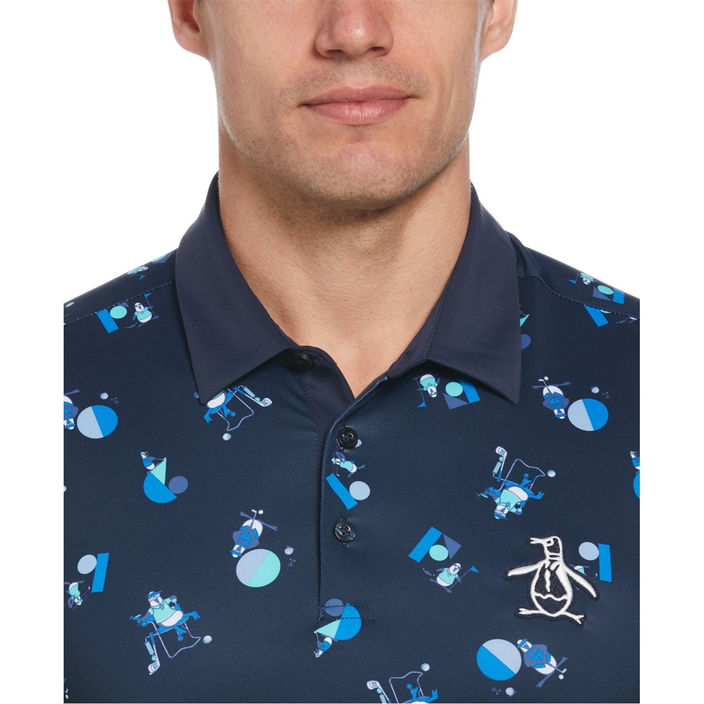 Original Penguin Golf Hvywght Abstrct Sn99