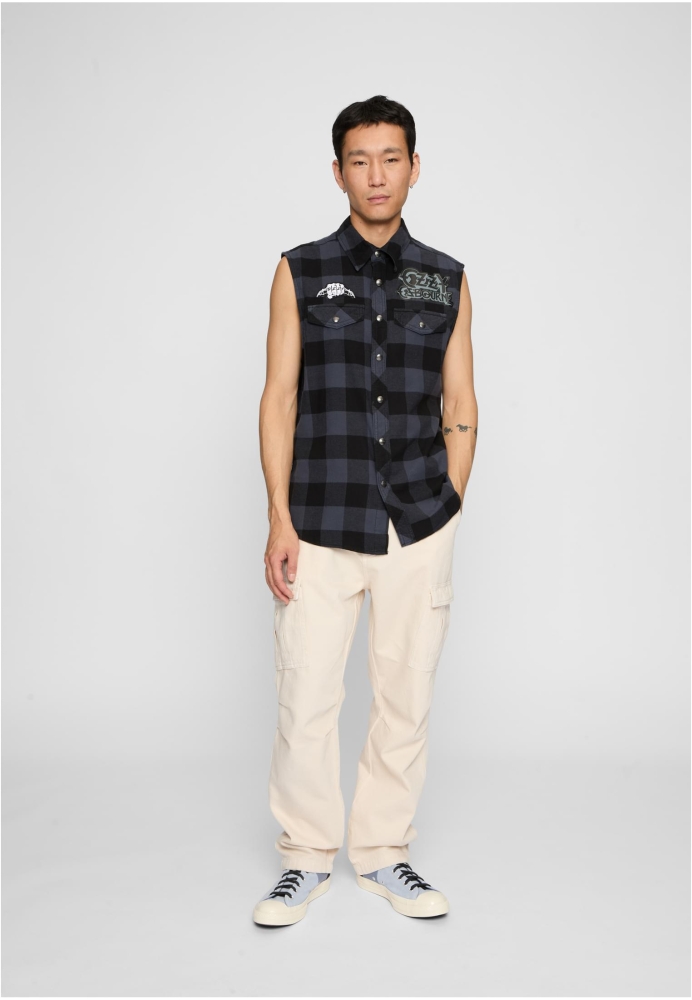 Ozzy Checkshirt Sleeveless Brandit