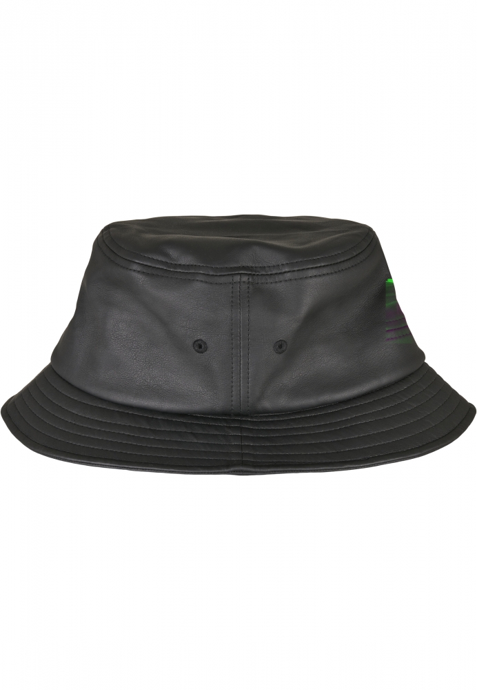 Imitation piele Bucket Hat Flexfit