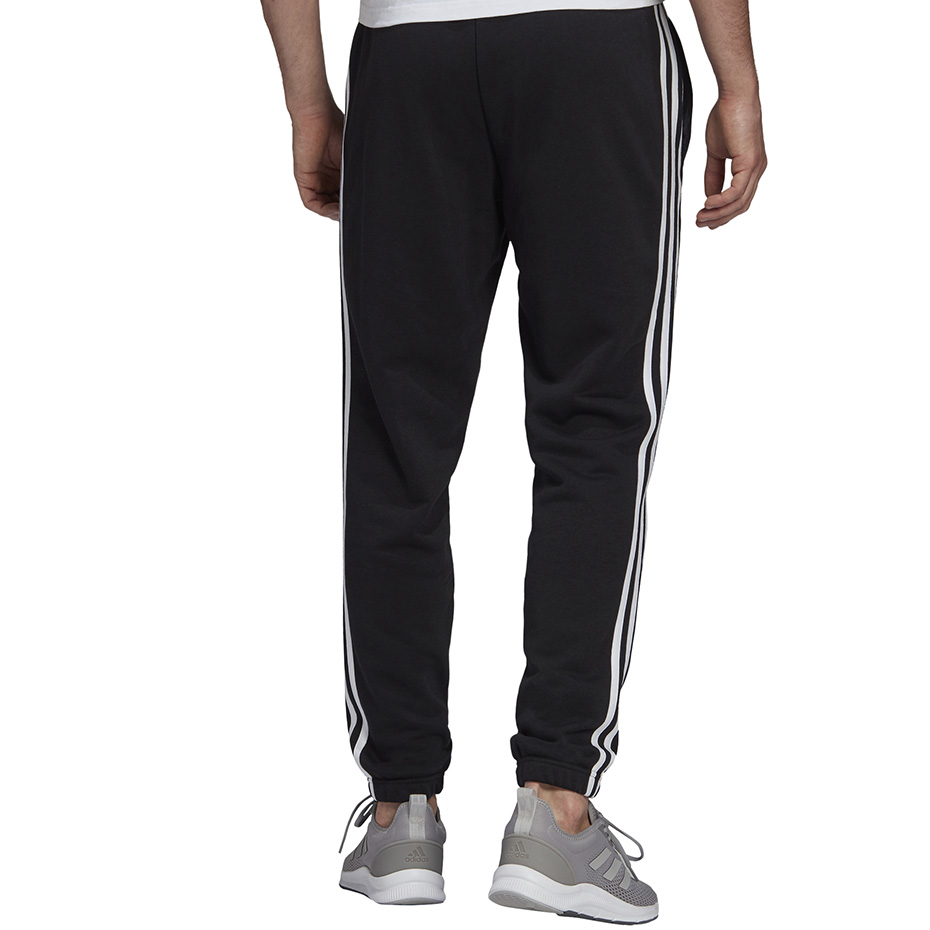 Pantalon Men's adidas Essentials Tapered Elasticcuff 3 Stripes black GK8829