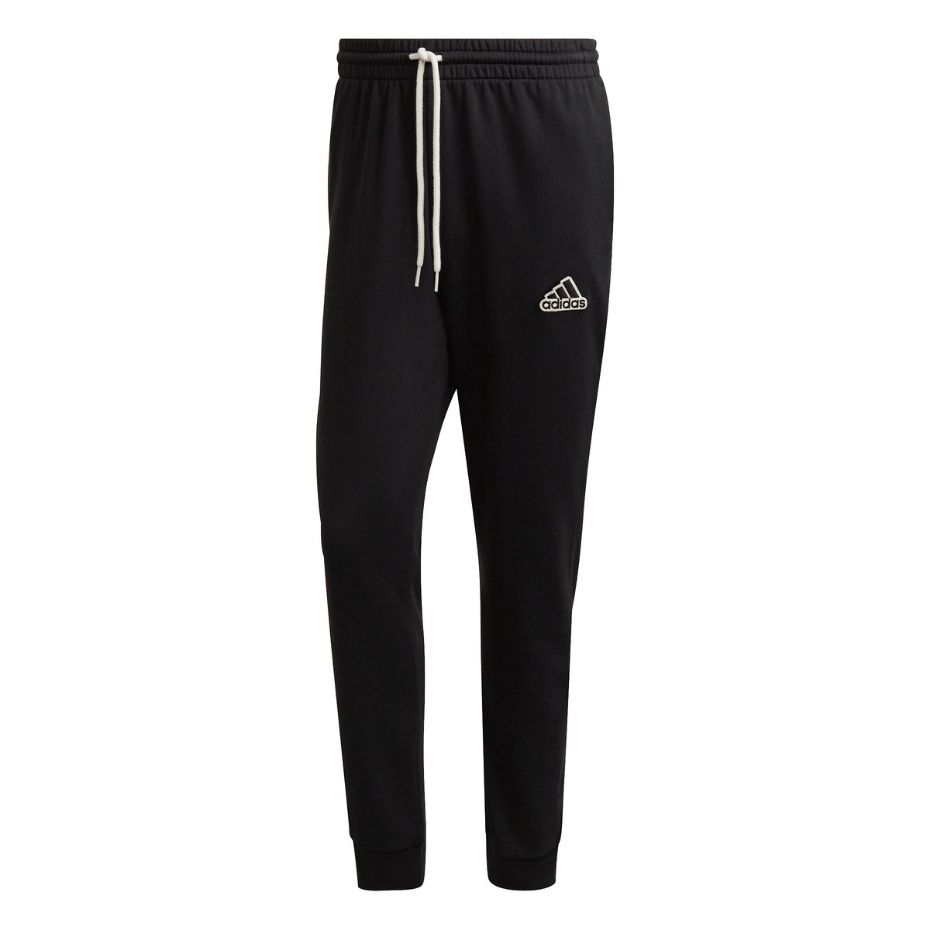 Pantalon Spodnie męskie adidas Essentials FeelComfy French Terry czarne HE1856