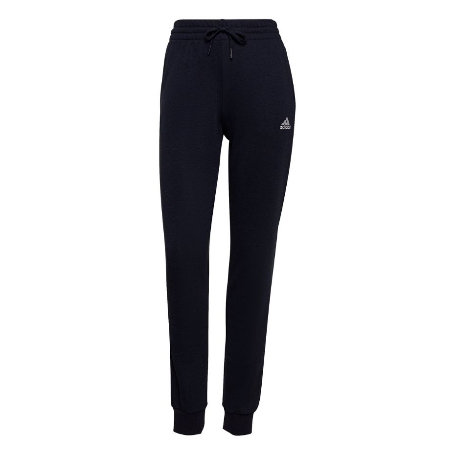 Pantalon Spodnie damskie adidas Essentials French Terry Logo granatowe H07857