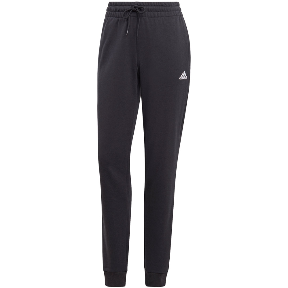 Pantalon adidas Essentials Linear French Terry Cuffed 's black IC6868 dama