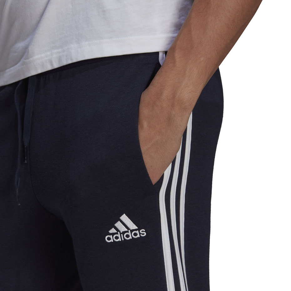 Pantalon Men's
 adidas Essentials Slim 3 Stripes blue GM1090